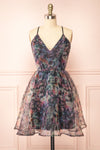 Petronela Short A-Line Floral Dress | Boutique 1861 front view