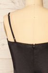 Pheonix Short Black Dress w/ Lace | La petite garçonne back close-up