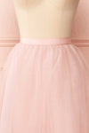 Philana Dusty Pink A-Line Tulle Skirt | Boutique 1861 front close-up