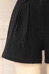 Piaski Black Pleated Shorts | La petite garçonne bottom