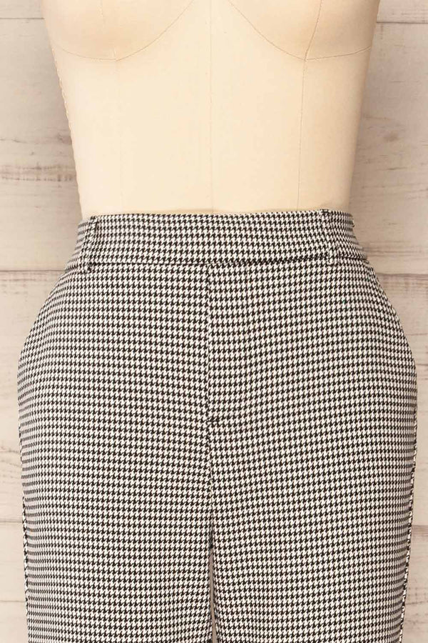 Pilsburg Fitted Houndstooth Pants | La petite garçonne