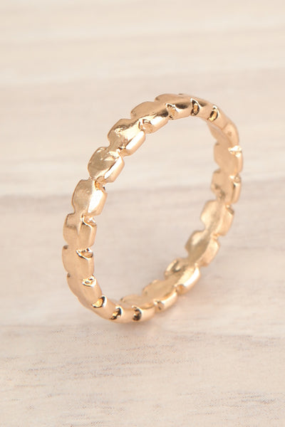 Piltene Gold Set of 10 Assorted Rings | La petite garçonne close-up