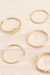 Piltene Gold Set of 10 Assorted Rings | La petite garçonne details