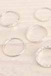 Piltene Silver Set of 10 Assorted Rings | La petite garçonne detailing