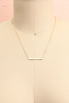 Pinson des Arbres Gold Necklace with Pendant | Boutique 1861 on mannequin