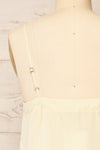 Plagjia Sage Short Dress w/ Pockets | La petite garçonne back close-up