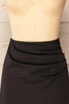 Planna Pleated Short Skirt | La petite garçonne front close-up