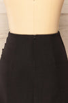 Planna Pleated Short Skirt | La petite garçonne back close-up