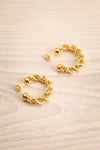 Plecta Gold Plated Twist Hoop Earrings | La Petite Garçonne Chpt. 2