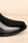 Pleyel Noir Black Chelsea Rain Boots side close-up | La Petite Garçonne Chpt. 2