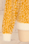 Polanica Yellow Fuzzy Knit Sweater | La petite garçonne bottom