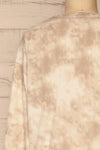 Polczyn Grey Tie-Dye Crewneck Sweater | La petite garçonne back close-up