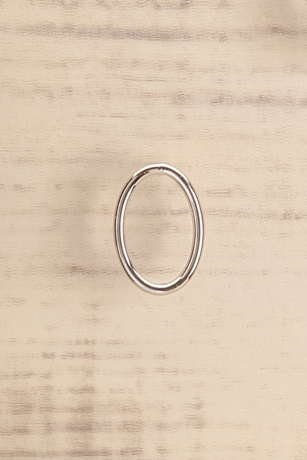 Polex Argenté | Silver Oval stud Earrings