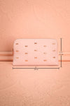 Polska - Light pink wash bag with bows measurements