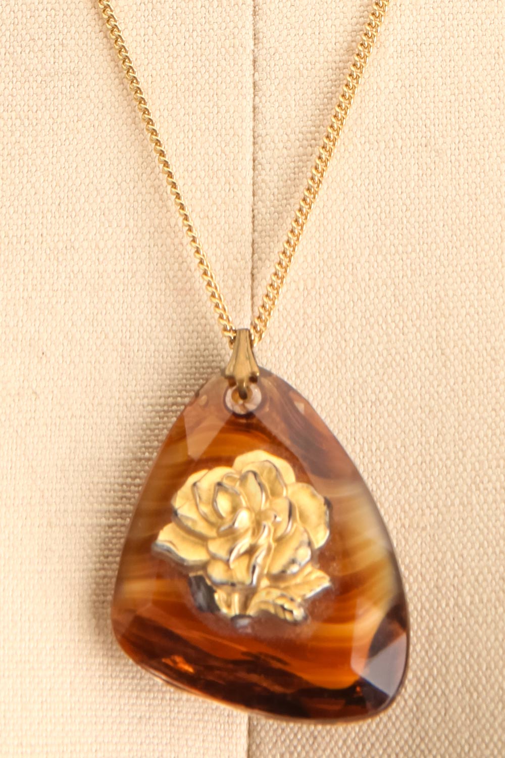 Pomellina Fregoso ~ Vintage Gold Pendant Necklace | Boudoir 1861