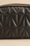 Pommier Black Crossbody Bag w/ Chains | La petite garçonne details