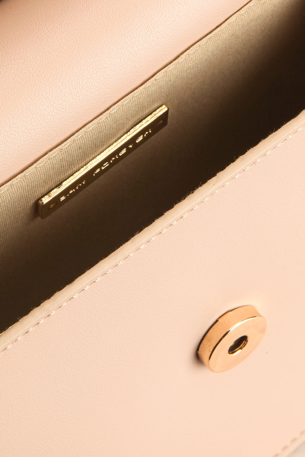 Poole Beige Rectangular Crossbody Bag inside close-up | Boutique 1861