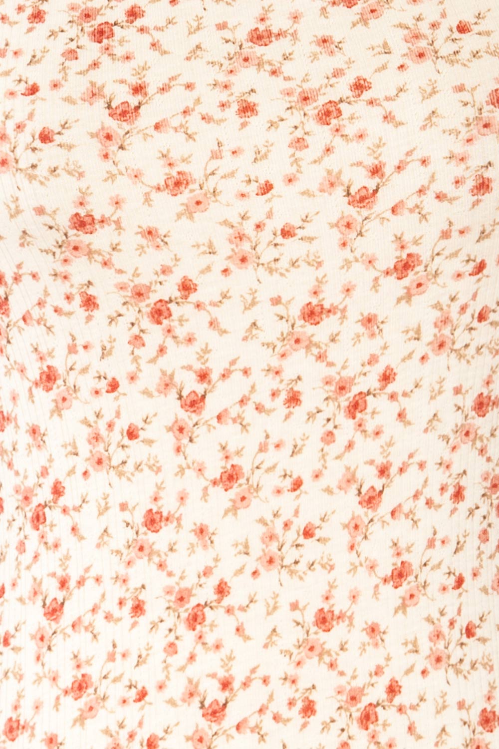Portree Pink Floral Tied Straps Short Dress | La petite garçonne fabric