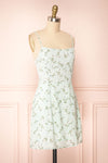 Protis Sage Short Chiffon Floral Dress | Boutique 1861 side view