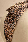 Praktus Cheetah Print Headband w/ Bow | La petite garçonne front close-up