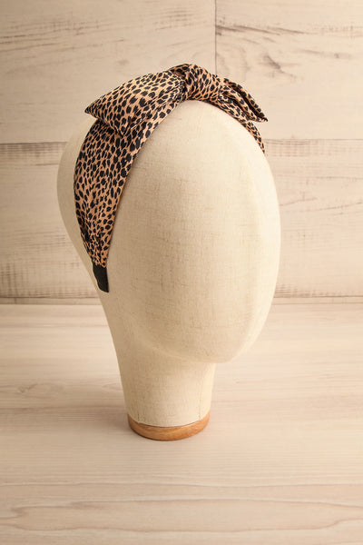 Praktus Cheetah Print Headband w/ Bow | La petite garçonne