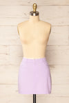 Pretoria Lilac Linen Mini Skirt | La petite garçonne front view