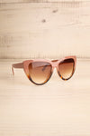 Procul Rose Large Pink Cat-Eye Sunglasses side view | La Petite Garçonne