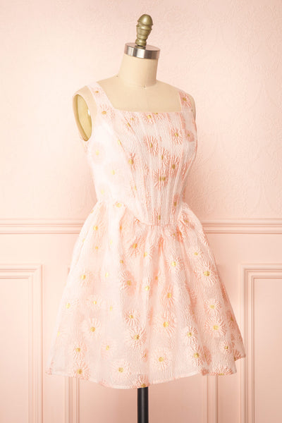 Promissio Corset Short Floral Dress | Boutique 1861 side view