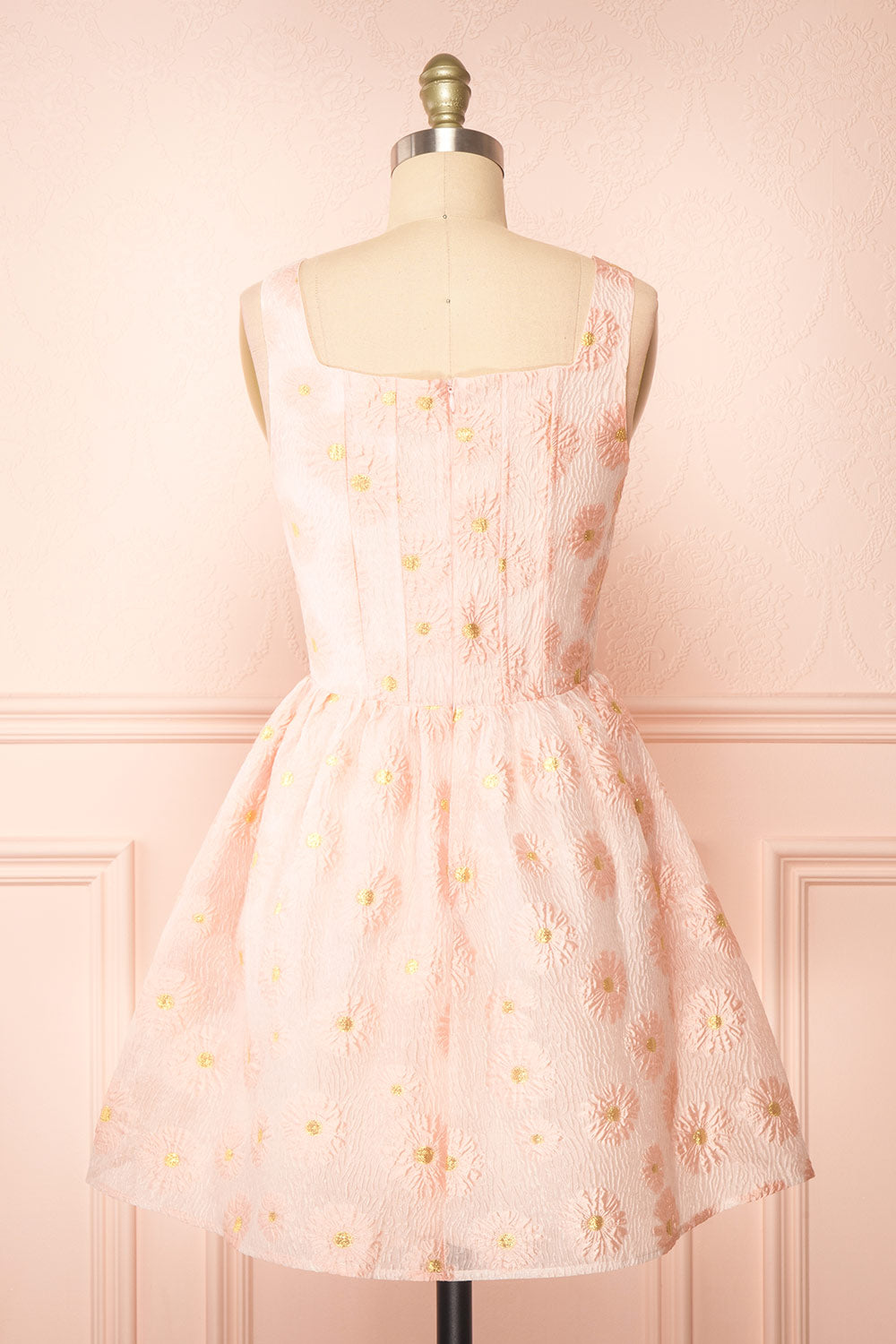 Promissio Corset Short Floral Dress | Boutique 1861 back view