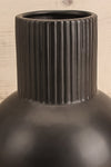 Prosum Matte Black Textured Ceramic Vase | Maison garçonne top