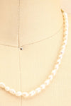 Ptolemea Gold Fresh Water Pearl Necklace | La petite garçonne close-up