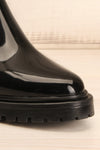 Pupukea Black Rain Boots | La Petite Garçonne front close-up