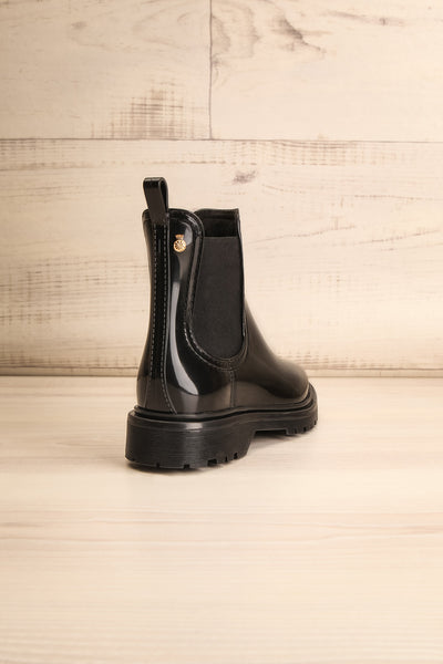 Pupukea Black Rain Boots | La Petite Garçonne back view