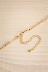 Putril Gold Two Layer Necklace w/ Chain Pendant | La petite garçonne closure