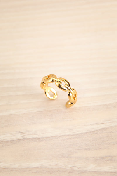 Quadran Gold Ring | La petite garçonne