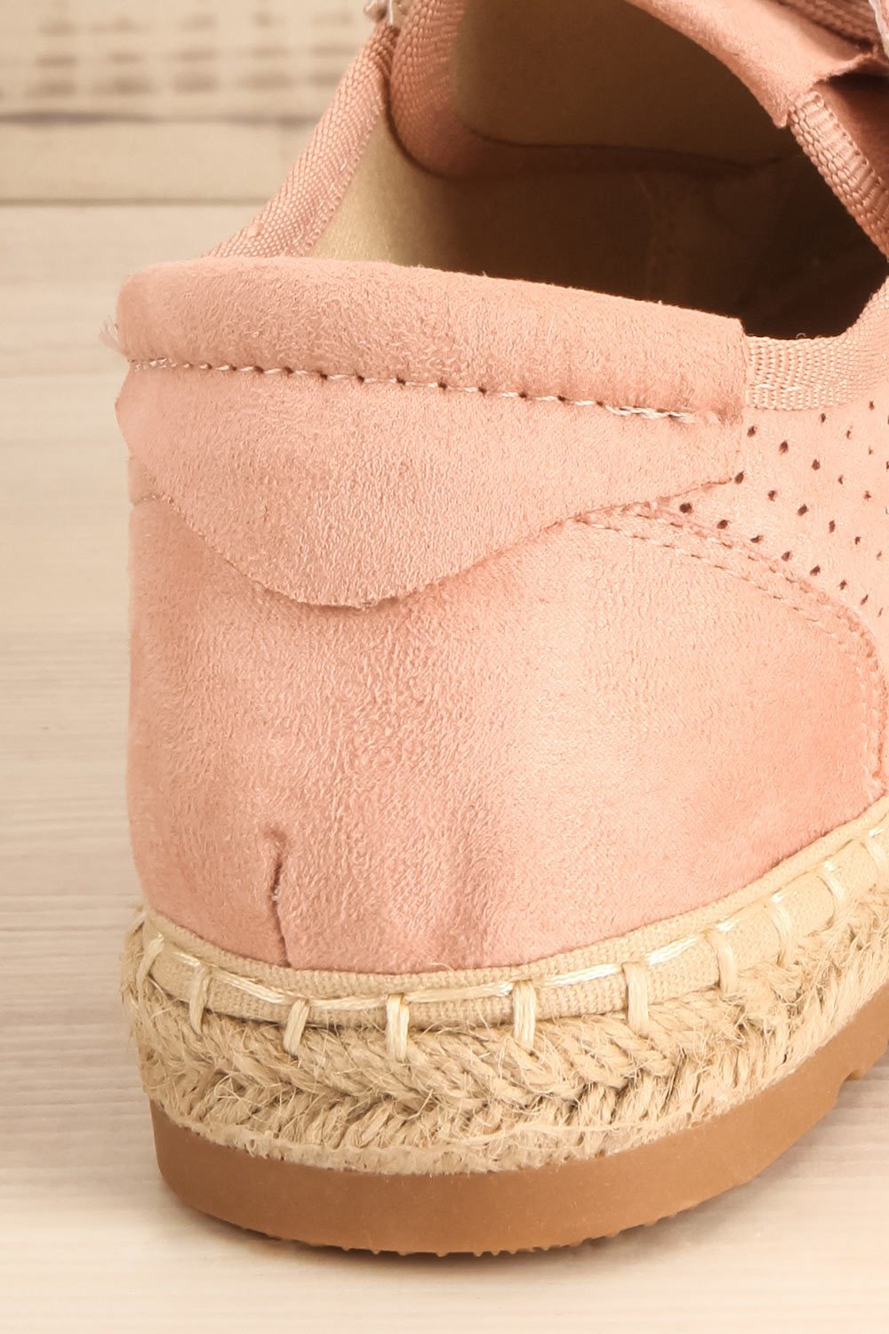 Quentin Tendresse Pink Laced Jute Sneaker Shoes | La Petite Garçonne 10