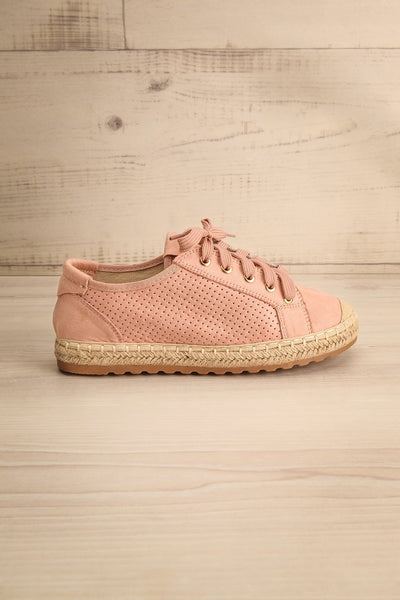 Quentin Tendresse Pink Laced Jute Sneaker Shoes | La Petite Garçonne 6