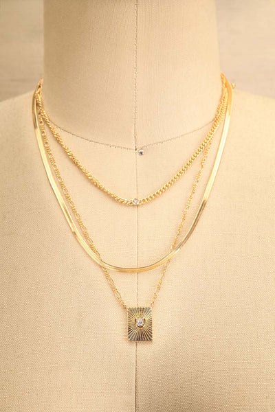 Quotiens | Gold Layered Chain Necklace