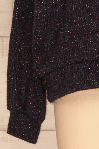 Rachelle Oversized Navy Knit Sweater | La petite garçonne bottom