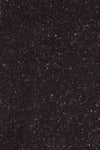 Rachelle Oversized Navy Knit Sweater | La petite garçonne fabric