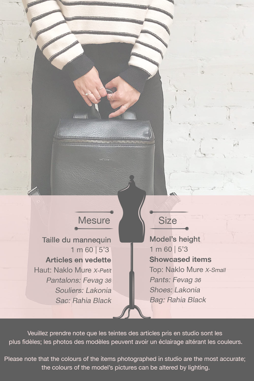 Lakonia Black Heeled Sandals information card | La Petite Garçonne Chpt. 2 11