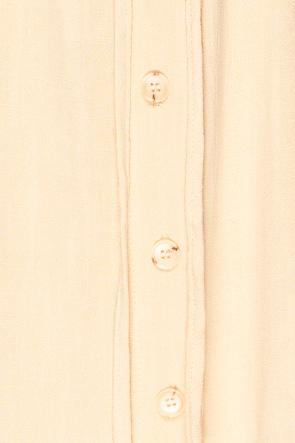 Rajgrod Faux Linen Midi Collared Dress | La petite garçonne fabric 