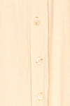 Rajgrod Faux Linen Midi Collared Dress | La petite garçonne fabric