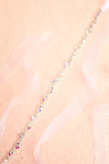 Rajni Iridescent Crystal Ribbon Belt | Boudoir 1861 flat view