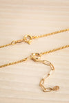 Rania Llewellyn Set of two Gold Medallion Necklaces closure
