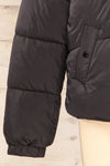 Rasdale Black Short Puffer Coat w/ Pockets | La petite garçonne  sleeves