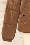 Rasdale Brown Short Puffer Coat | La petite garçonne  sleeves