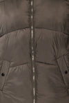 Rasdale Charcoal Short Puffer Coat | La petite garçonne  details