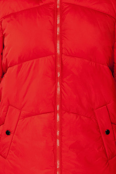 Rasdale Red Short Puffer Coat | La petite garçonne details