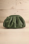Ratibago Green Faux-Leather Pouch Handbag | La petite garçonne front
